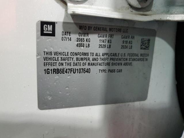 2015 CHEVROLET VOLT - 1G1RB6E47FU107640