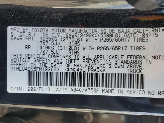 2015 TOYOTA TACOMA DOU - 3TMLU4EN5FM192602