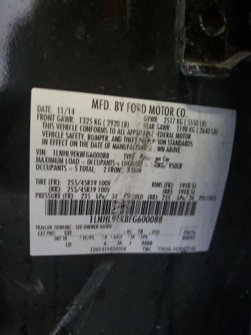 2015 LINCOLN MKS 1LNHL9EK8FG600088