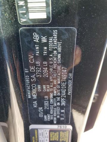 2024 KIA FORTE LX - 3KPF24AD1RE749147