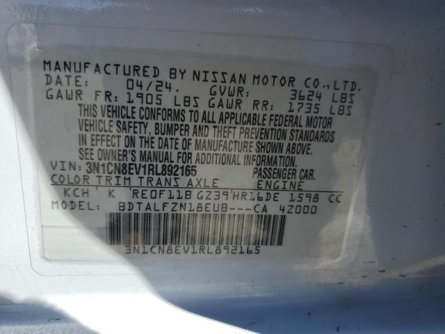 2024 NISSAN VERSA SV - 3N1CN8EV1RL892165