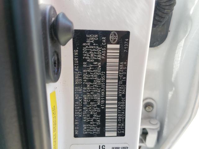 2018 TOYOTA CAMRY L - 4T1B11HK9JU519572
