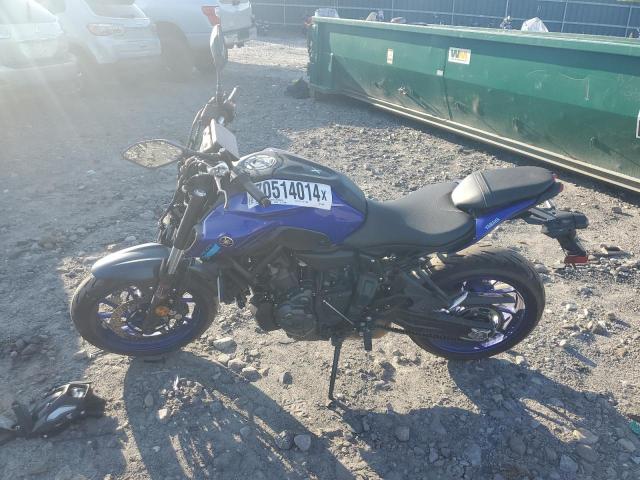 YAMAHA MT07 2024 blue  gas JYARM32E8RA010266 photo #4