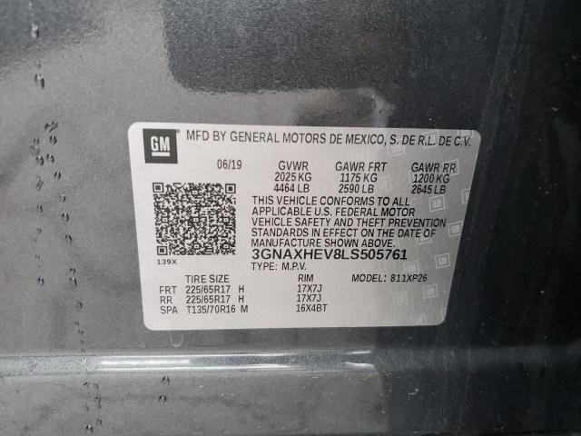 2020 CHEVROLET EQUINOX LS - 3GNAXHEV8LS505761