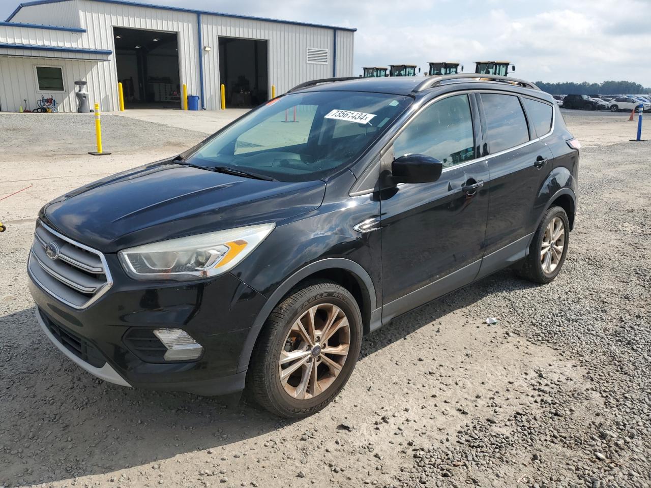 FORD ESCAPE SE 2017 black 4dr spor gas 1FMCU0GD9HUC98560 photo #1