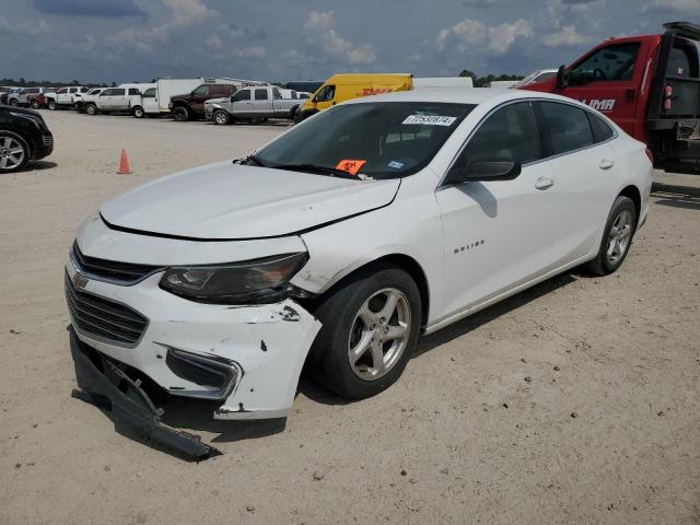 CHEVROLET MALIBU LS 2016 white sedan 4d gas 1G1ZB5ST5GF312580 photo #1