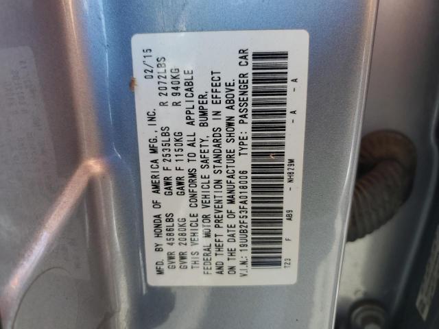 2015 ACURA TLX TECH - 19UUB2F53FA018006