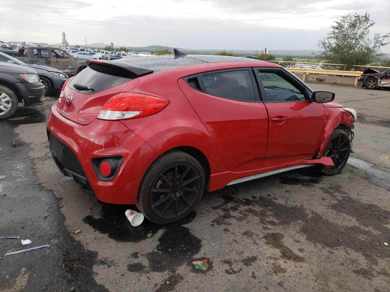 Lot #2943360738 2015 HYUNDAI VELOSTER T