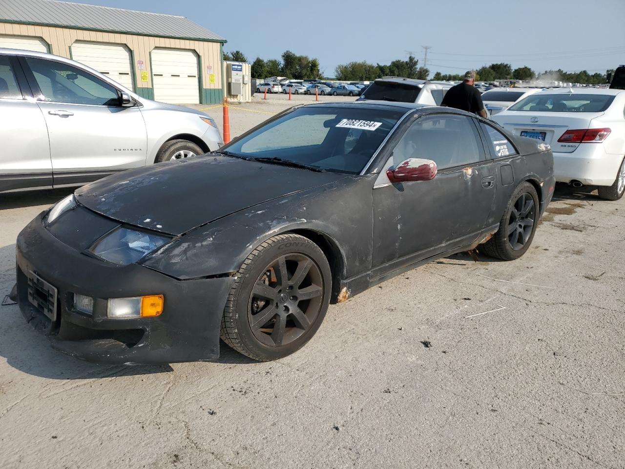 NISSAN 300ZX 1990 black  gas JN1RZ24A4LX013358 photo #1