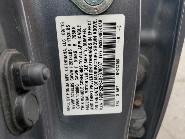 VIN 19XFB2F54DE078507 2013 Honda Civic, LX no.12