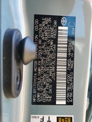 2020 TOYOTA PRIUS LE - JTDL9RFU5L3021544