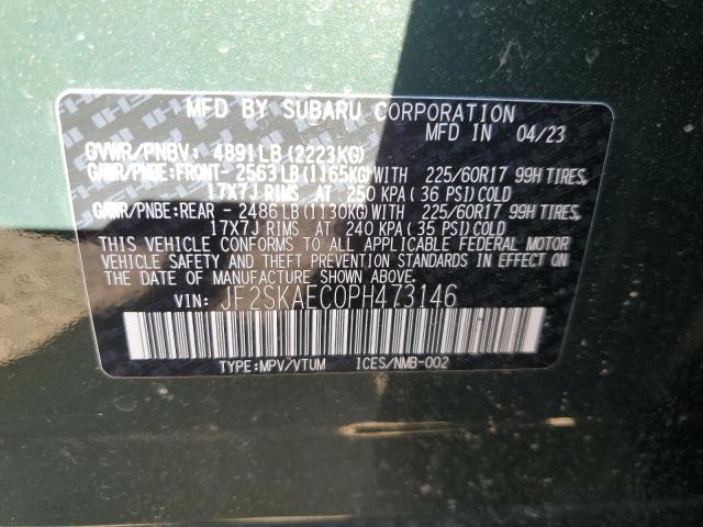 2023 SUBARU FORESTER P - JF2SKAEC0PH473146