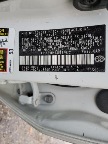 2018 TOYOTA CAMRY XSE - 4T1B61HK4JU647672
