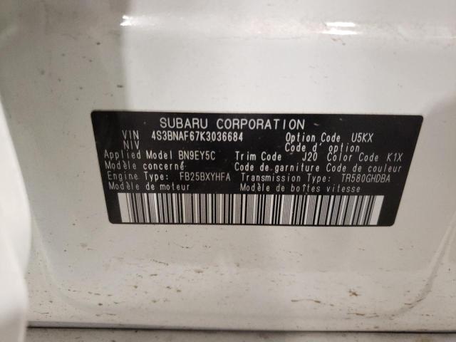 2019 SUBARU LEGACY SPO 4S3BNAF67K3036684