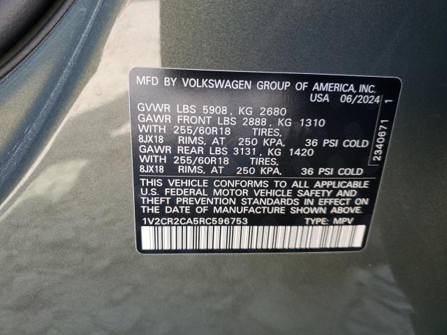 2024 VOLKSWAGEN ATLAS PEAK 1V2CR2CA5RC596753