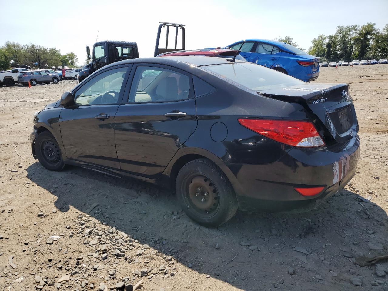 Lot #2890991083 2013 HYUNDAI ACCENT GLS