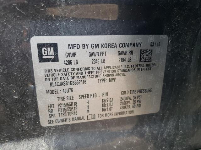 2016 BUICK ENCORE - KL4CJASB1GB662516