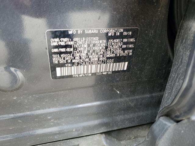 2019 SUBARU FORESTER JF2SKACCXKH421888