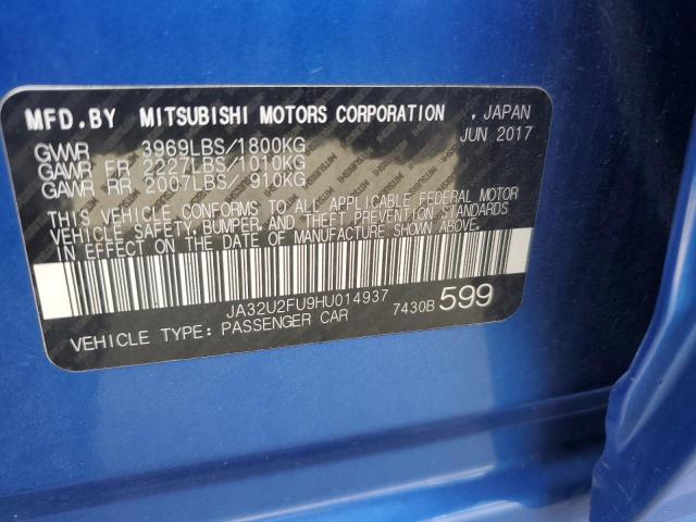 2017 MITSUBISHI LANCER ES - JA32U2FU9HU014937