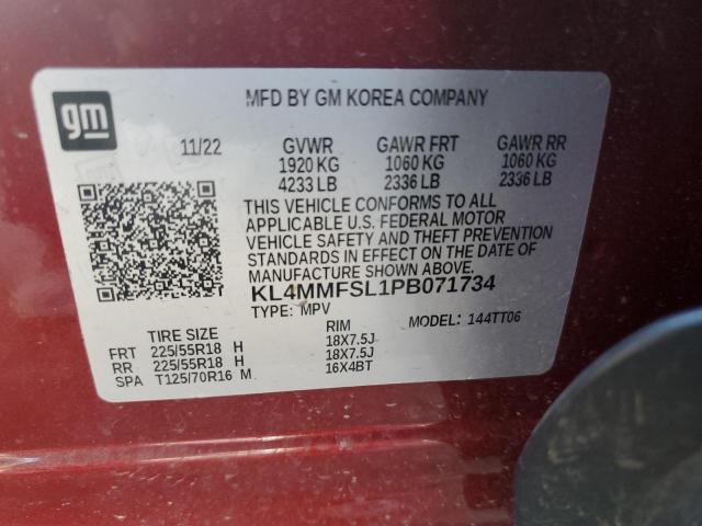 2023 BUICK ENCORE GX - KL4MMFSL1PB071734