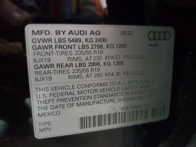 VIN WA1EAAFY3N2123738 2022 Audi Q5, Premium Plus 45 no.13