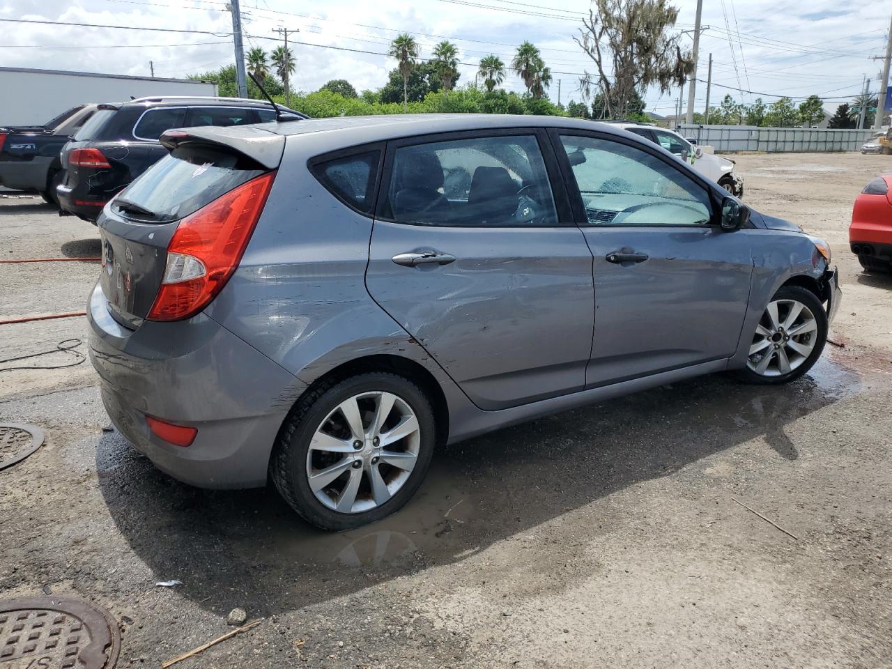 Lot #2823861192 2014 HYUNDAI ACCENT GLS