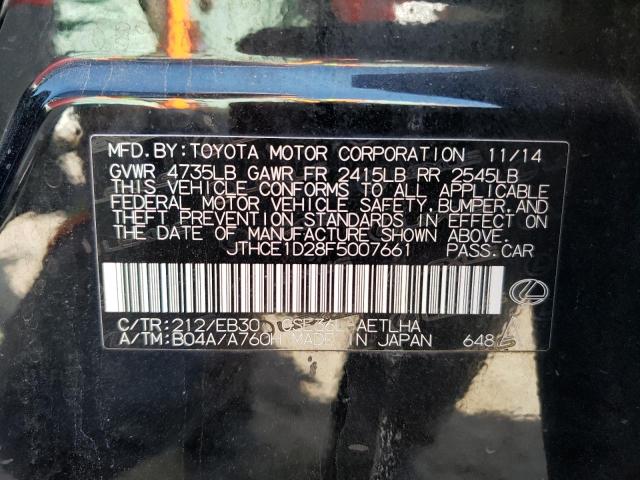 2015 LEXUS IS 350 - JTHCE1D28F5007661