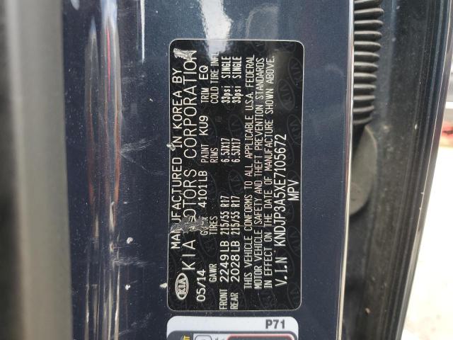 VIN KNDJP3A5XE7105672 2014 KIA Soul, + no.12