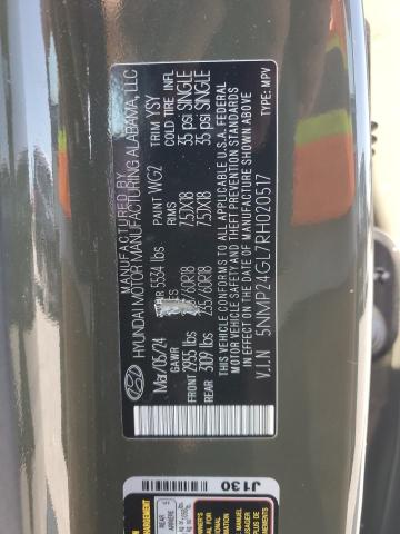 2024 HYUNDAI SANTA FE S - 5NMP24GL7RH020517