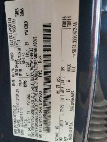 2016 FORD F150 SUPER - 1FTEW1CF5GFB91903