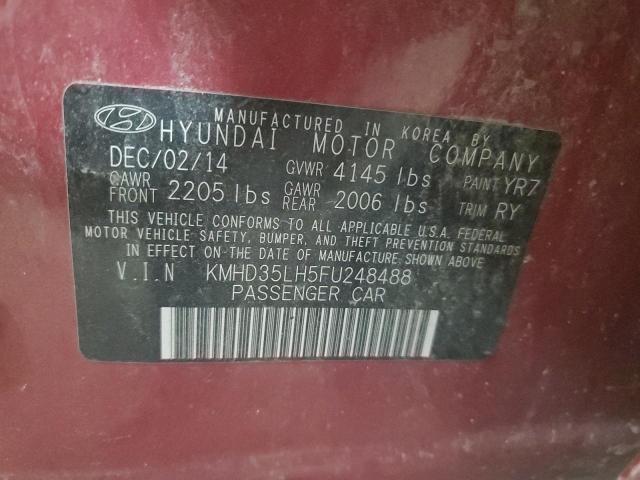 2015 HYUNDAI ELANTRA GT - KMHD35LH5FU248488