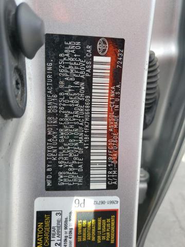 VIN 4T1BF1FK7HU668609 2017 Toyota Camry, LE no.12