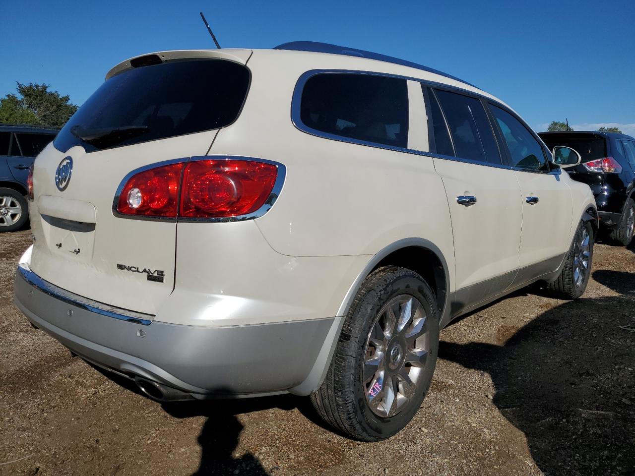 BUICK ENCLAVE CX 2010 white  gas 5GALVCED6AJ113248 photo #4