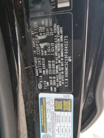 2015 KIA SEDONA SX KNDMC5C19F6045275