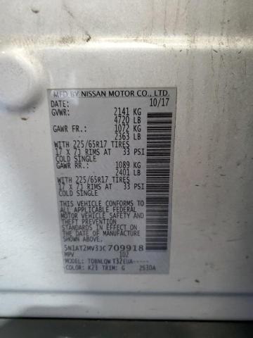 VIN 5N1AT2MV3JC709918 2018 Nissan Rogue, S no.13