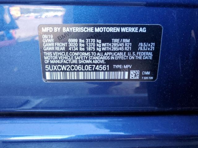 VIN 5UXCW2C06L0E74561 2020 BMW X7, Xdrive40I no.13