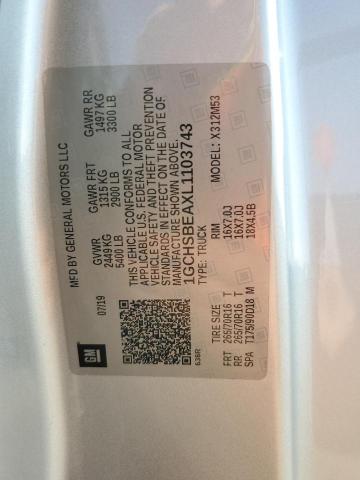 2020 CHEVROLET COLORADO - 1GCHSBEAXL1103743
