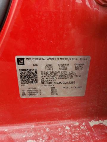 2018 CHEVROLET SILVERADO - 3GCUKREC9JG272255