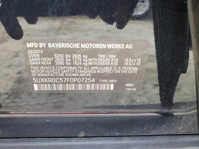 2015 BMW X5 XDRIVE3 - 5UXKR0C57F0P07254