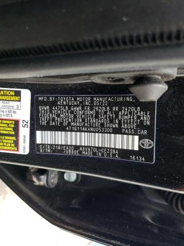 VIN 4T1G11AK4NU053300 2022 Toyota Camry, SE no.13