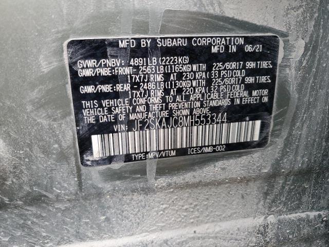 2021 SUBARU FORESTER P - JF2SKAJC8MH553344