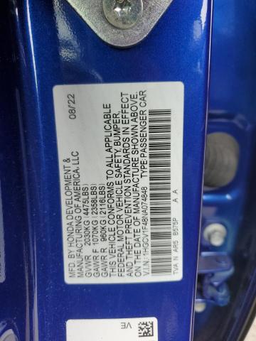 2022 HONDA ACCORD SPO - 1HGCV1F48NA074848