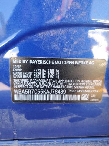 VIN WBA5R7C55KAJ78489 2019 BMW 3 Series, 330XI no.12