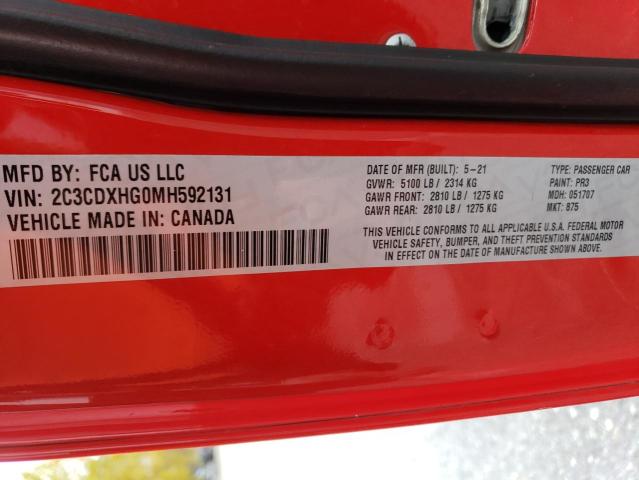 2021 DODGE CHARGER GT - 2C3CDXHG0MH592131