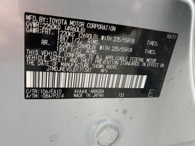 2018 TOYOTA RAV4 HV LI - JTMDJREV0JD171347