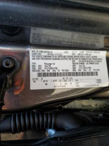 2017 FORD FOCUS SE - 1FADP3K20HL315023