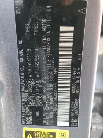 2018 TOYOTA HIGHLANDER - 5TDKZRFH6JS543870
