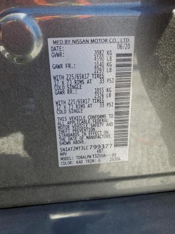 VIN 5N1AT2MT3LC799377 2020 Nissan Rogue, S no.13