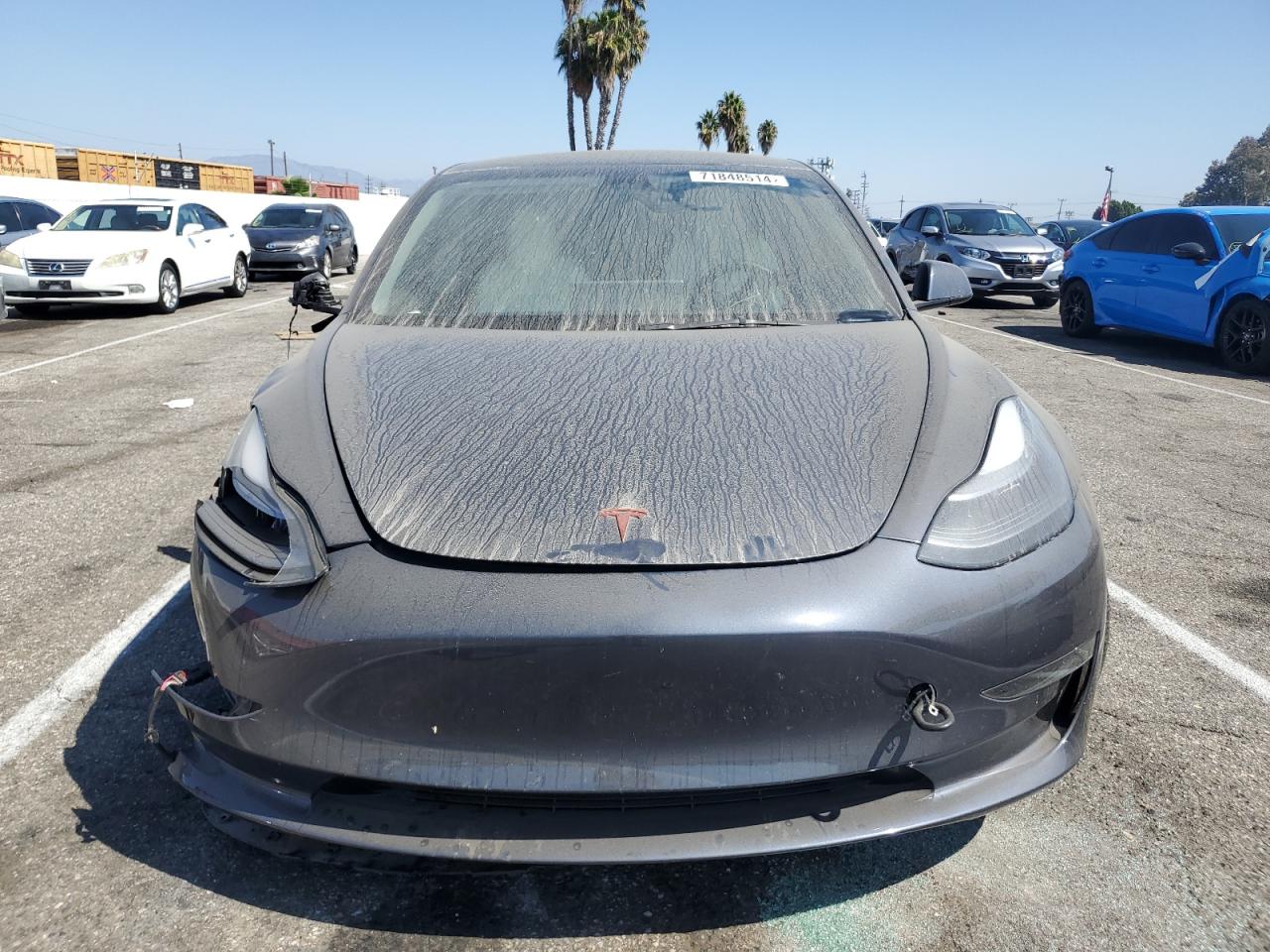 Lot #3044621199 2023 TESLA MODEL 3