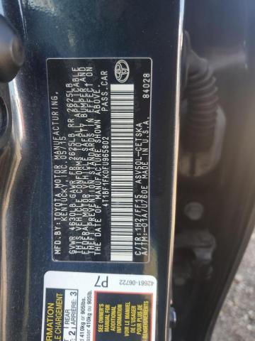 VIN 4T1BF1FK0FU965802 2015 Toyota Camry, LE no.12